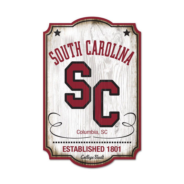 USC Gamecocks /College Vault Wood Sign 11" x 17" 1/4" thick