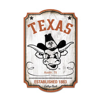 Texas Longhorns /College Vault Wood Sign 11" x 17" 1/4" thick