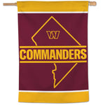 Washington Commanders Vertical Flag 28" x 40"