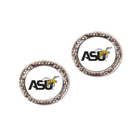 Wholesale-Alabama State Hornets Earrings Jewelry Carded Round