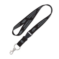 Arkansas Razorbacks Blackout Lanyard w/detachable buckle 1"