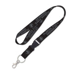 Wholesale-Florida State Seminoles Blackout Lanyard w/detachable buckle 1"