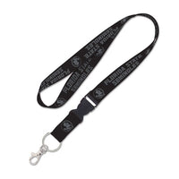 Wholesale-Florida State Seminoles Blackout Lanyard w/detachable buckle 1"