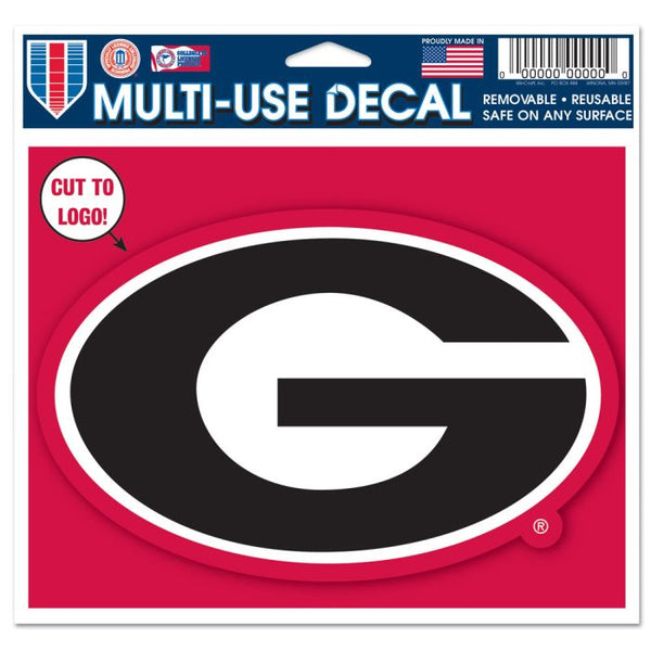 Wholesale-Georgia Bulldogs Multi-Use Decal - cut to logo 5" x 6"