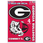 Wholesale-Georgia Bulldogs Multi-Use Decal 11" x 17"