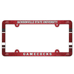 Jacksonville State Gamecocks Lic Plate Frame Full Color