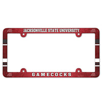 Jacksonville State Gamecocks Lic Plate Frame Full Color