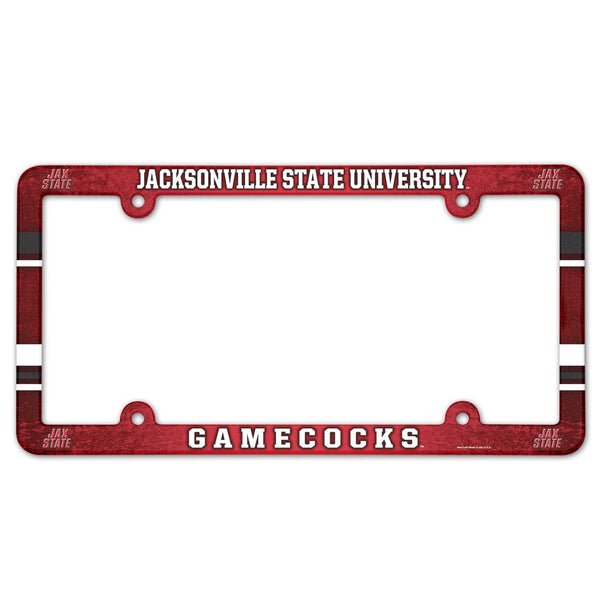 Jacksonville State Gamecocks Lic Plate Frame Full Color