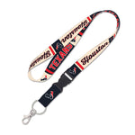 Houston Texans VINTAGE Lanyard w/detachable buckle 1"