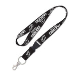 Cleveland Cavaliers BLACK Lanyard w/detachable buckle 1"