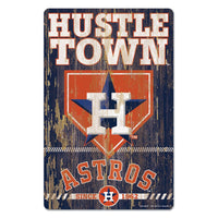 Houston Astros SLOGAN Wood Sign 11" x 17" 1/4" thick