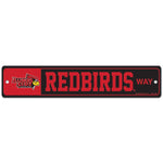 Wholesale-Illinois State Redbirds Street / Zone Sign 3.75" x 19"