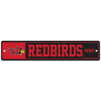 Wholesale-Illinois State Redbirds Street / Zone Sign 3.75" x 19"