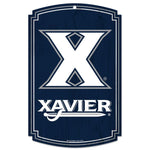 Wholesale-Xavier Musketeers Wood Sign 11" x 17" 1/4" thick