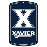 Wholesale-Xavier Musketeers Wood Sign 11" x 17" 1/4" thick