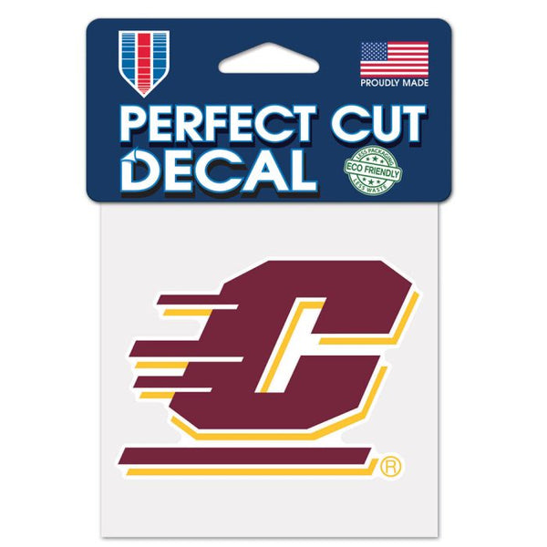 Wholesale-Central Michigan Chippewas Perfect Cut Color Decal 4" x 4"