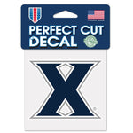 Wholesale-Xavier Musketeers Perfect Cut Color Decal 4" x 4"