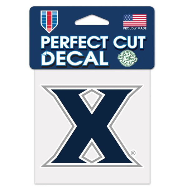 Wholesale-Xavier Musketeers Perfect Cut Color Decal 4" x 4"