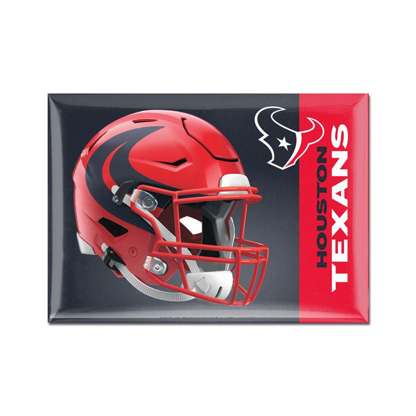 Houston Texans ALTERNATE HELMET Metal Magnet 2.5" x 3.5"