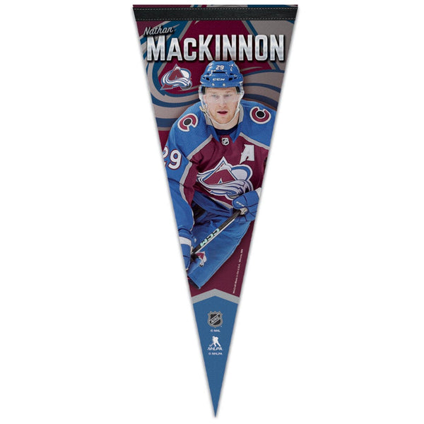 Colorado Avalanche Premium Pennant 12" x 30" Nathan MacKinnon