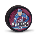 Colorado Avalanche Hockey Puck Packaged Nathan MacKinnon