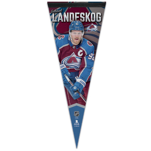 Colorado Avalanche Premium Pennant 12" x 30" Gabriel Landeskog