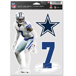Dallas Cowboys Multi Use 3 Fan Pack Trevon Diggs