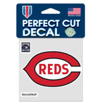 Cincinnati Reds / Cooperstown Perfect Cut Color Decal 4" x 4"
