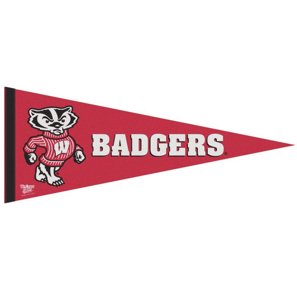 Wholesale-Wisconsin Badgers Premium Pennant 12" x 30"