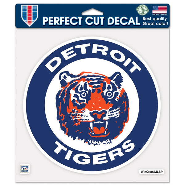 Detroit Tigers / Cooperstown Perfect Cut Color Decal 8" x 8"