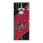 Arizona Diamondbacks Bottle Opener Sign 5x11
