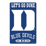Duke Blue Devils Wood Sign 11" x 17" 1/4" thick