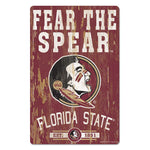 Florida State Seminoles Wood Sign 11" x 17" 1/4" thick