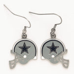 Dallas Cowboys Earrings Jewelry Card