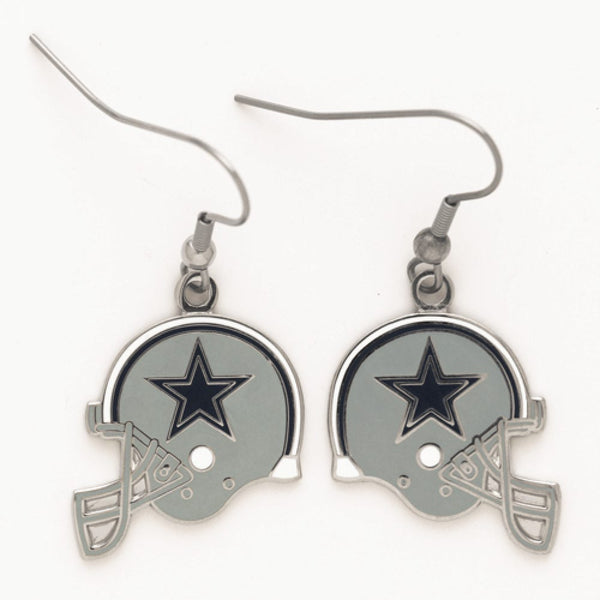 Dallas Cowboys Earrings Jewelry Card