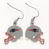 New England Patriots Earrings Jewelry Card