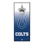 Indianapolis Colts Bottle Opener Sign 5x11