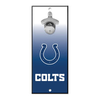 Indianapolis Colts Bottle Opener Sign 5x11