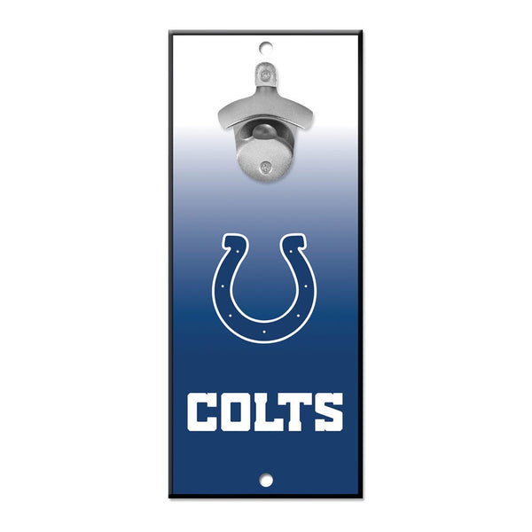 Indianapolis Colts Bottle Opener Sign 5x11