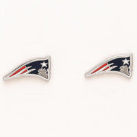 New England Patriots Earrings Jewelry Card