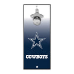 Dallas Cowboys Bottle Opener Sign 5x11