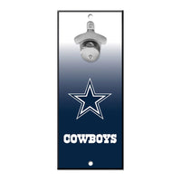 Dallas Cowboys Bottle Opener Sign 5x11