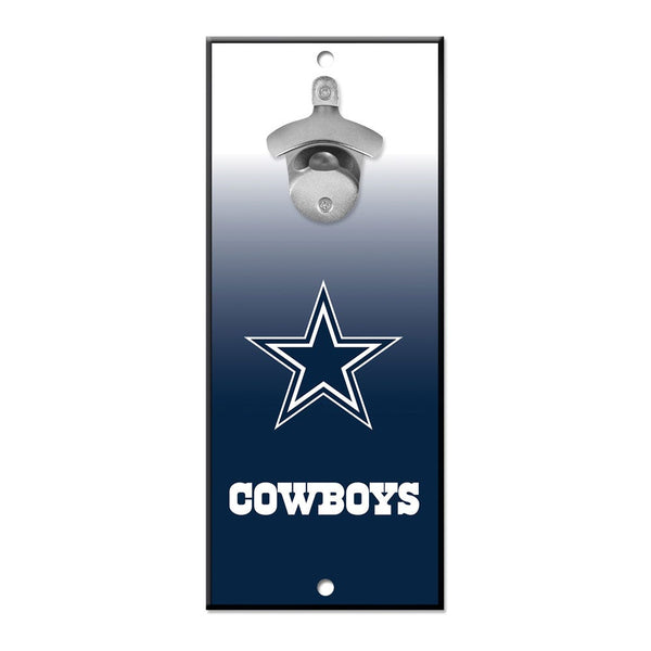 Dallas Cowboys Bottle Opener Sign 5x11