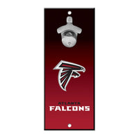 Atlanta Falcons Bottle Opener Sign 5x11