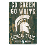 Wholesale-Michigan State Spartans Wood Sign 11" x 17" 1/4" thick