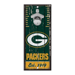 Green Bay Packers Bottle Opener Sign 5x11