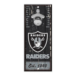 Las Vegas Raiders Bottle Opener Sign 5x11