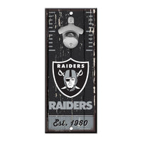 Las Vegas Raiders Bottle Opener Sign 5x11