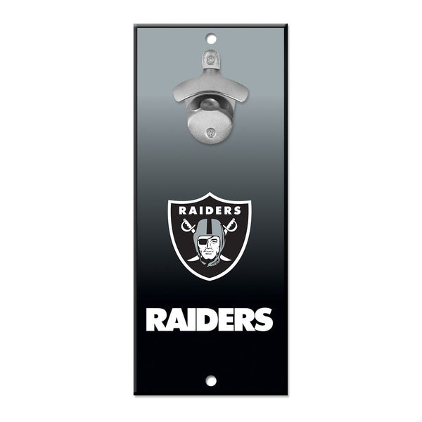 Las Vegas Raiders Bottle Opener Sign 5x11