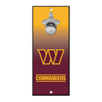 Washington Commanders Bottle Opener Sign 5x11